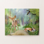Wildlife Puzzle-Deer Legpuzzel (Horizontaal)