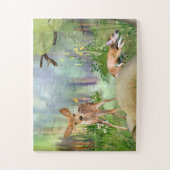 Wildlife Puzzle-Deer Legpuzzel (Verticaal)