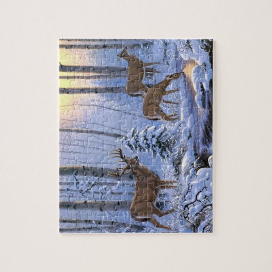 Wildlife Puzzle-Deer Legpuzzel (Verticaal)