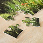 Wildlife Puzzle-Red Poppies Legpuzzel (Zijkant)