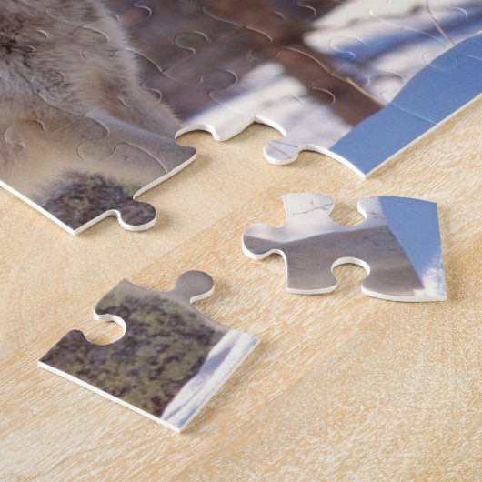 Wildlife Puzzle-Wolf Legpuzzel (Zijkant)
