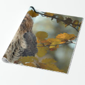Wildlife Red Tailed Hawk Autumn Foto Cadeaupapier (Uitgerold)