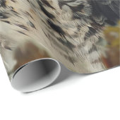 Wildlife Red Tailed Hawk Autumn Foto Cadeaupapier (Rol Hoek)