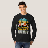 Wildlife Rehabilitator Animals Rights Rescue T-shirt (Voorkant volledig)