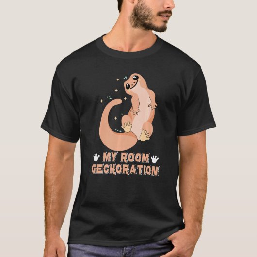 Wildlife Reptile Funny Pun Gecko T-shirt (Voorkant)
