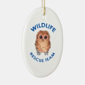 WILDLIFE-RESCUMENTTEAM KERAMISCH ORNAMENT (Rechts)