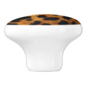 Wildlife Safari Animal Cheetah Leopard Print Keramische Knop (Zijkant)
