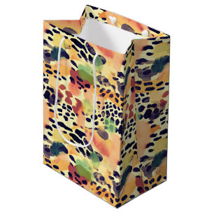 Wildlife Safari Dieren Bont Prints Patronen Medium Cadeauzakje