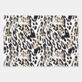 Wildlife Safari Furs Prints Patronen Exotisch Oerw Inpakpapier Vel (Voorkant 2)