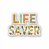 Wildlife Saver Sticker (Voorkant)