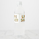 Wildlife Saver Waterfles Etiket (Achterkant)