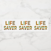 Wildlife Saver Waterfles Etiket (Enkel label)