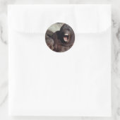 Wildlife Set - Primaten 1 Ronde Sticker (Tas)