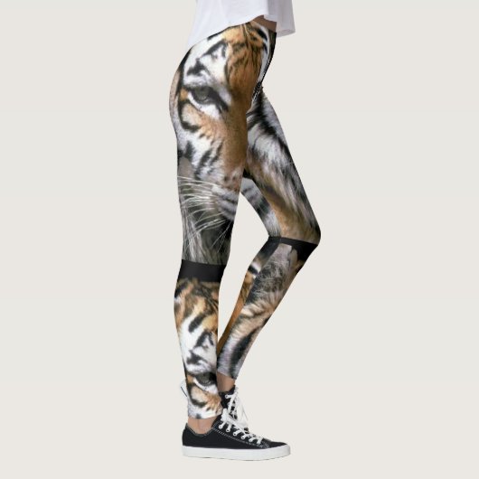 Wildlife Siberische tijgerliefhebber Leggings (Rechts)