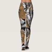 Wildlife Siberische tijgerliefhebber Leggings (Achterkant)