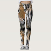 Wildlife Siberische tijgerliefhebber Leggings (Voorkant)