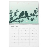 Wildlife Silhouette Wandkalender 2026 Kalender (Mar 2027)