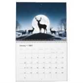 Wildlife Silhouette Wandkalender 2026 Kalender (Jan 2027)