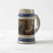 Wildlife Stein met kunstwerk van Julie Wittwer Bierpul (Voorkant rechts)