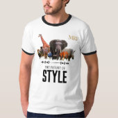 Wildlife Style Ringer T-Shirt – “The Future of Sty (Voorkant)