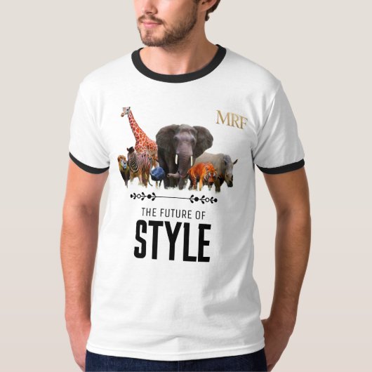 Wildlife Style Ringer T-Shirt – “The Future of Sty (Voorkant)
