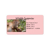 Wildlife Supporter Etiket (Voorkant)