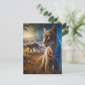 Wildlife Symphony: luipaard en vrienden in het vel Briefkaart (Staand voorkant)