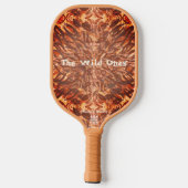 Wildlife thema Pickleball Paddle (Achterkant)