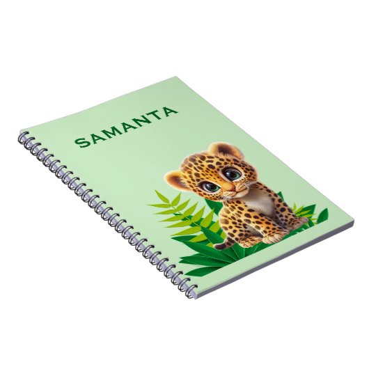 Wildlife Themed Notebook with Name Notitieboek (Rechterzijde)