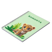 Wildlife Themed Notebook with Name Notitieboek (Linkerzijde)