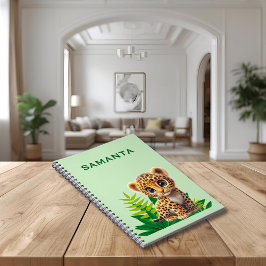 Wildlife Themed Notebook with Name Notitieboek