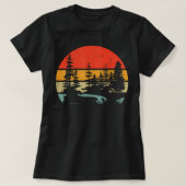 Wildlife Trees Buitenshuis Natuur Retro Bos Wandel T-shirt (Design voorkant)