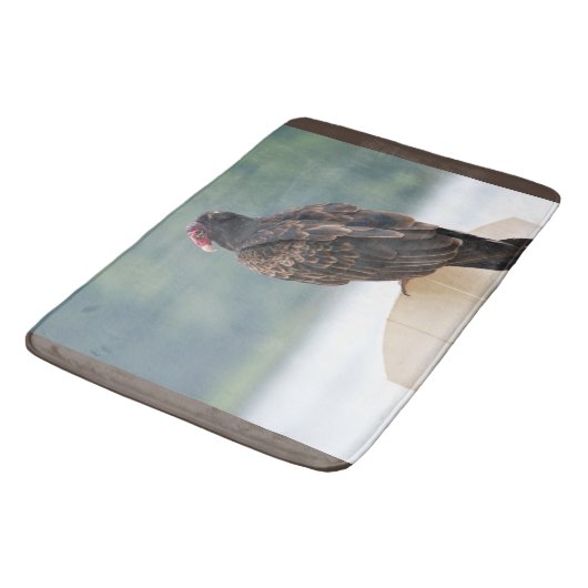 Wildlife Turkey Buzzard Bathmat Badmat (Gekanteld)
