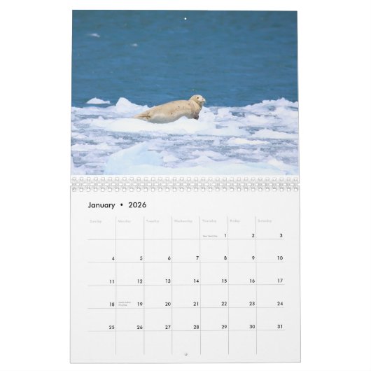 Wildlife van Alaska Kalender (Jan 2026)