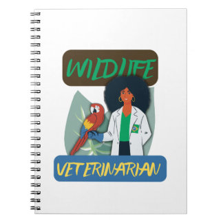 Wildlife Veterinarian – Exotic Animal Vet Design Notitieboek