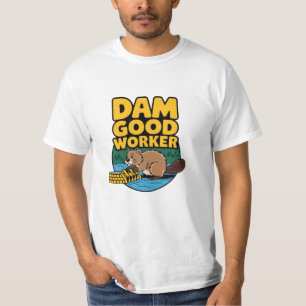 Wildlife vieren met Beaver Art T-shirt