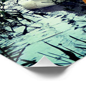 Wildlife Vijver Eenden Dieren Perfect Poster (Hoek)