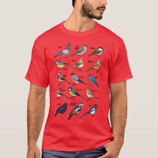 Wildlife Vogels Voor Vogels Kijken Vogelretro T-shirt