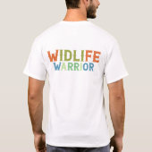 Wildlife Warrior Design mannen T-shirt (Achterkant)