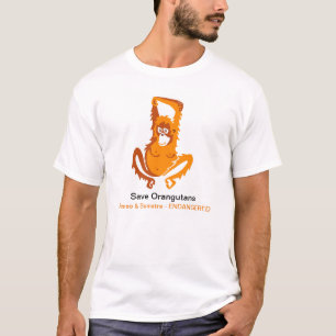 Wildlife Warrior - Red orang-oetans - Bedreigd T-shirt