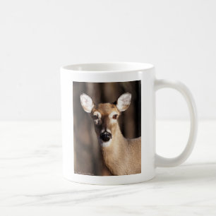 Wildlife Whitetail Deer Doe Portret Koffiemok