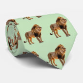 Wildlife Wild Animal Big Cat Majestic Lions Stropdas (Opgerold)