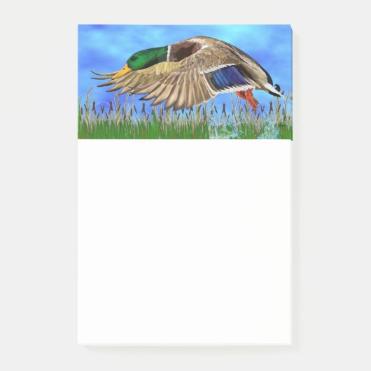 Wildlife Wilde Eend Post-it® Notes (Voorkant)