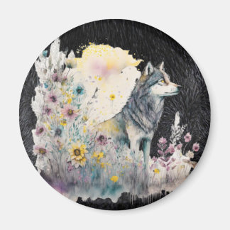 Wildlife Wolf Magneet