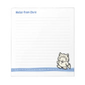 Wildlife Wolf Note Pad Notitieblok (Voorkant)