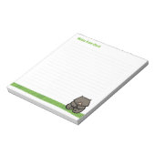 Wildlife Wombat Note Pad Notitieblok (Linkerzijde)