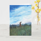 Wildlife Wonders Denk aan je kaart van Bihrle (Gele Bloem)