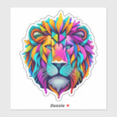 Wildlife Wonders Lion Sticker Delights (Vel)