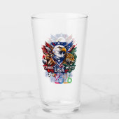 Wildlife World Unity Voetbal Dierenkunst 2026 Glas (Voorkant)