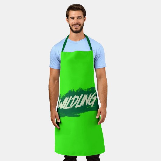 Wildling Brushstroke Apron Schort (Gedragen)